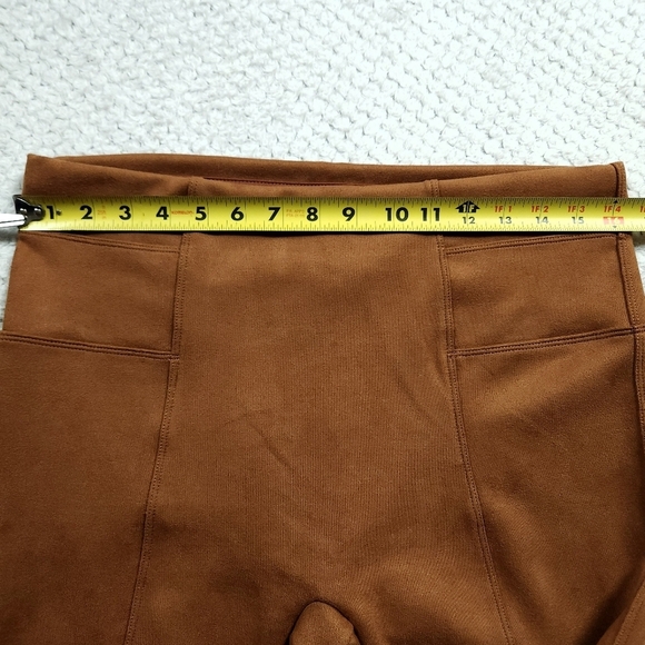 SPANX High Waisted Faux Suede Leggings Sz XL - Picture 6 of 8